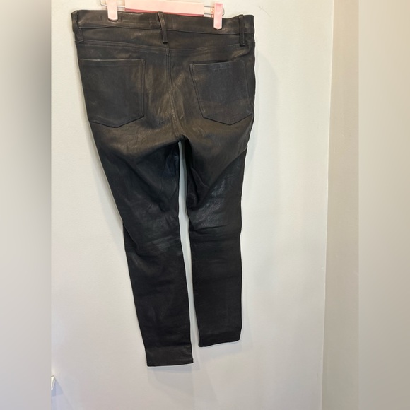 Frame Le Skinny de Jeanne Mid-Rise Leather Pants - Picture 4 of 9